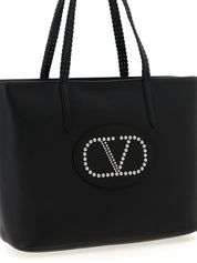 Black Calfskin Tote Bag