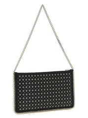 Black Polyester Shoulder Bag