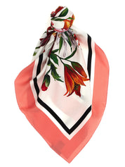 Multicolor Silk Foulard