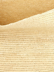 Beige Raffia Shoulder Bag