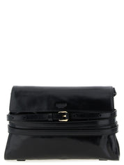 Black Leather Crossbody Bag