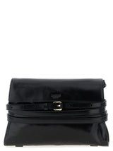 Black Leather Crossbody Bag