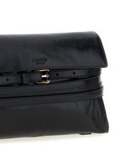 Black Leather Crossbody Bag