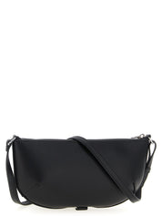 Black Calfskin Shoulder Bag