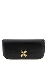 Black Calfskin Crossbody Bag