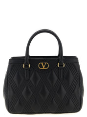 Black Lamb Leather Handbag