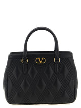 Black Lamb Leather Handbag