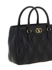 Black Lamb Leather Handbag