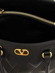 Black Lamb Leather Handbag