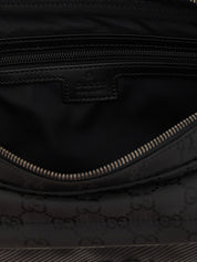 Black Polyester Crossbody Bag