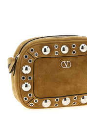 Beige Cowhide Crossbody Bag