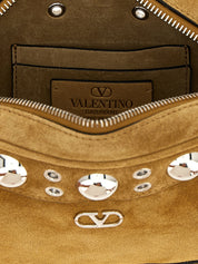 Beige Cowhide Crossbody Bag