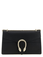 Black Calfskin Shoulder Bag