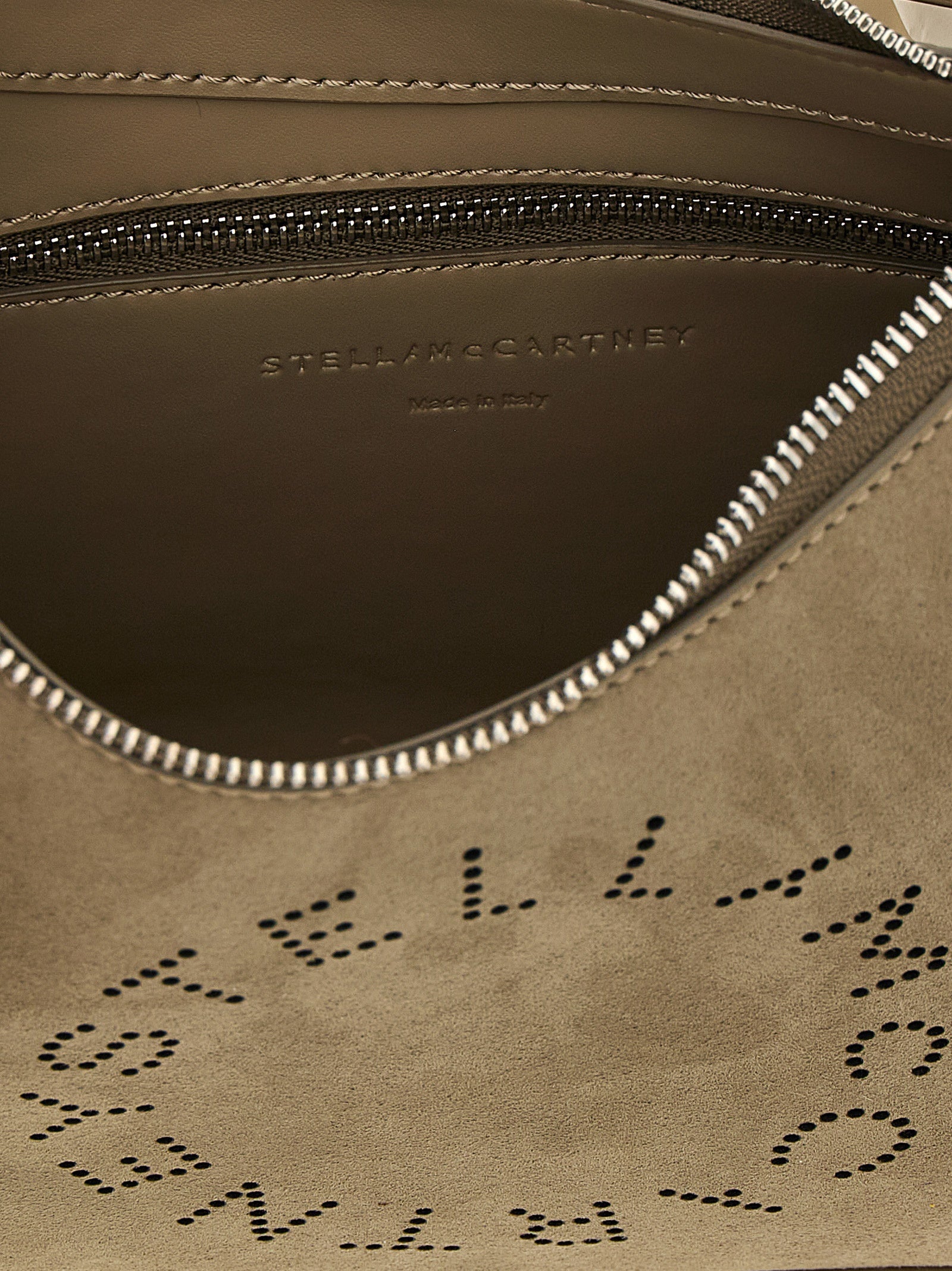 Gray Polyamide Shoulder Bag