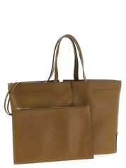 Bicolor Calfskin Tote Bag