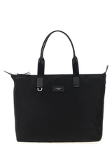 Black Polyamide Tote Bag