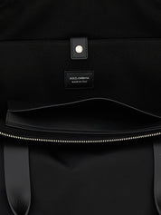 Black Polyamide Tote Bag