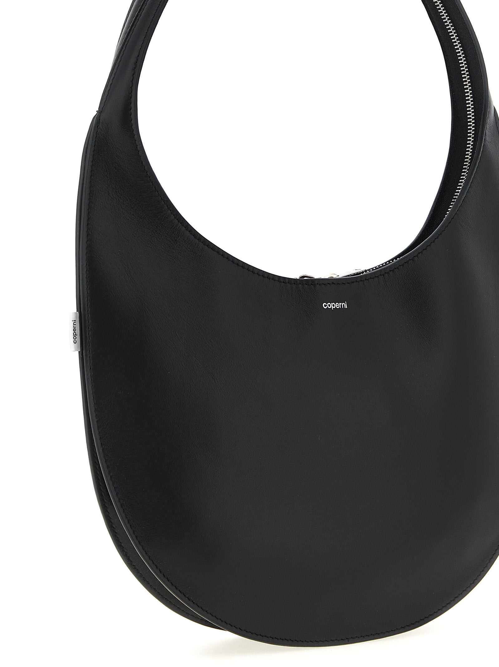 Black Cowhide Shoulder Bag