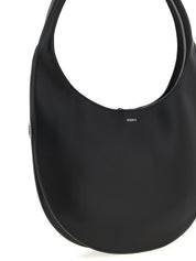 Black Cowhide Shoulder Bag