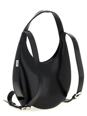 Black Cowhide Backpack