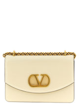White Calfskin Shoulder Bag
