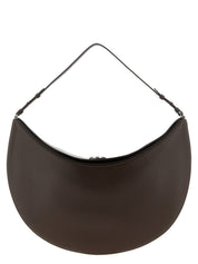 Brown Calfskin Shoulder Bag