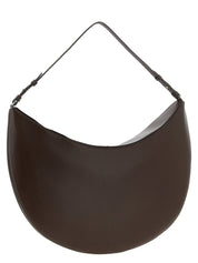 Brown Calfskin Shoulder Bag