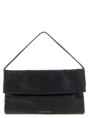 Black Calfskin Shoulder Bag