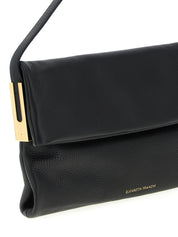 Black Calfskin Shoulder Bag