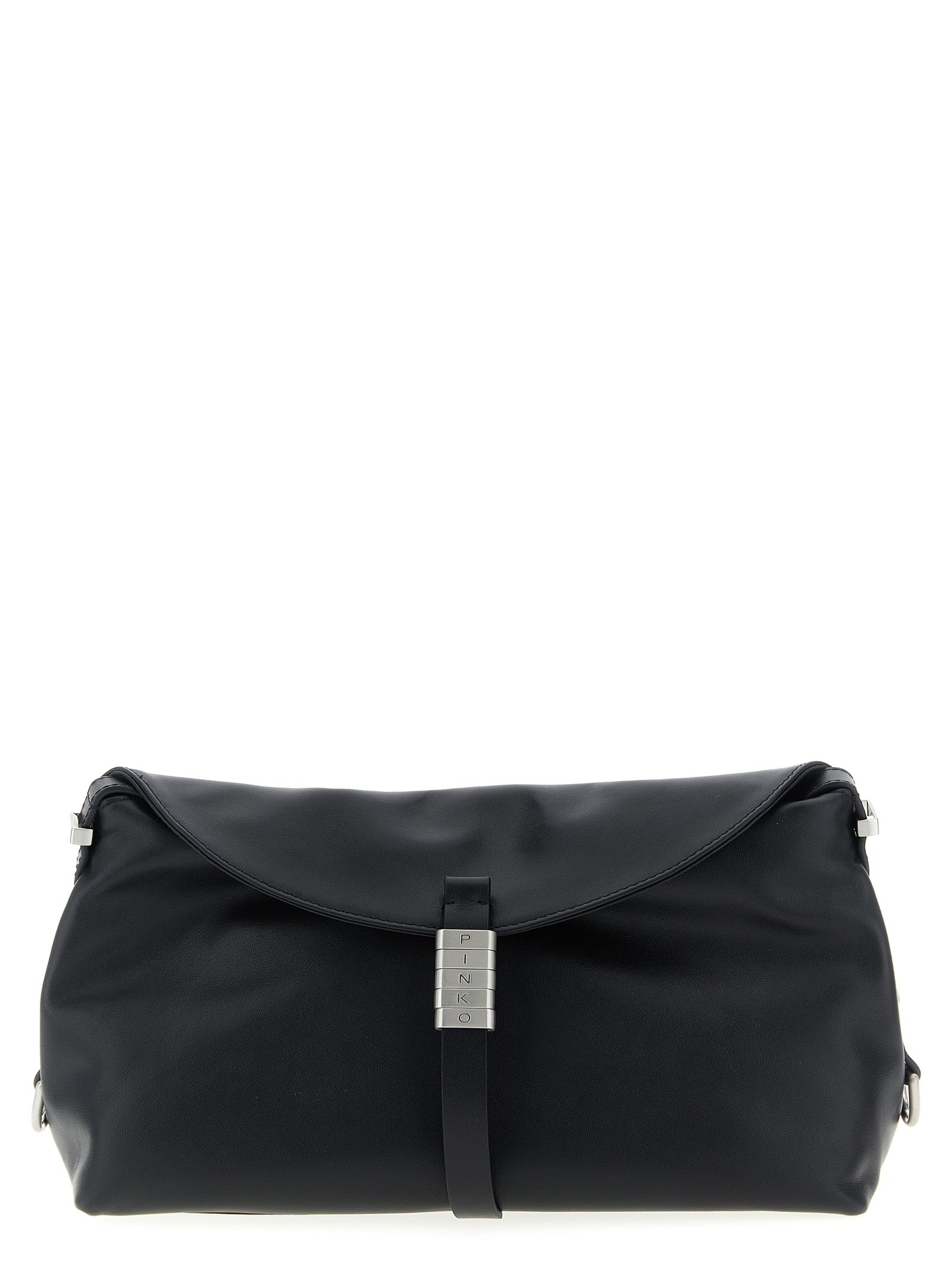 Black Goatskin Shoulder Bag