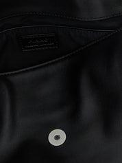 Black Goatskin Shoulder Bag