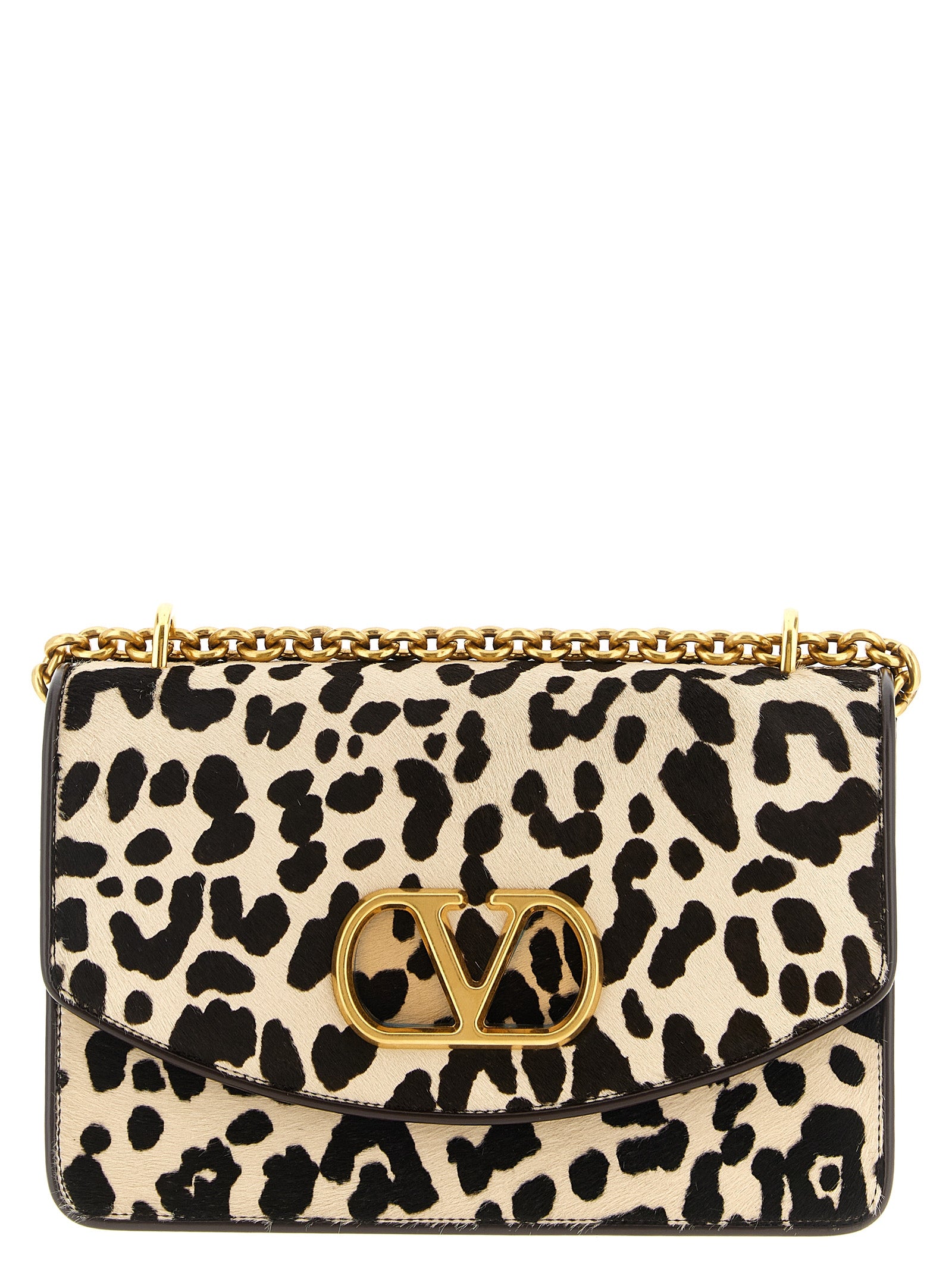 Multicolor Calfskin Shoulder Bag