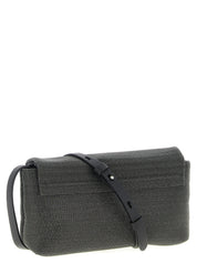 Black Leather Clutch Bag