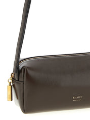 Brown Calfskin Crossbody Bag
