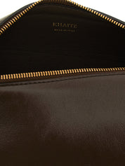 Brown Calfskin Crossbody Bag