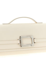 White Calfskin Clutch Bag