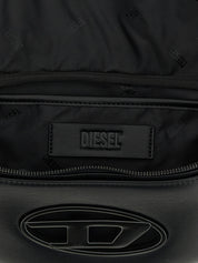 Black Polyethylene Crossbody Bag