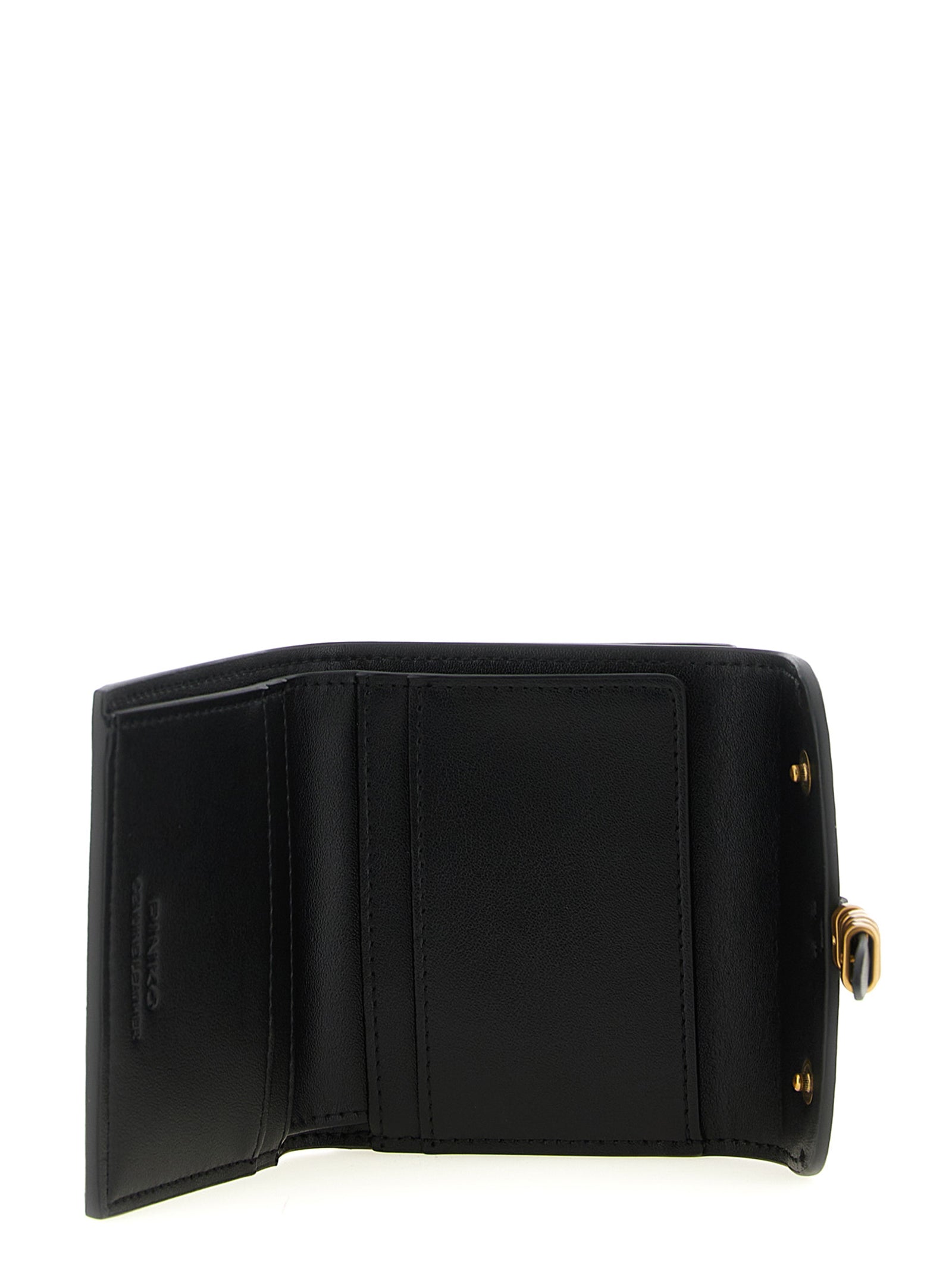PINKO Black Cowhide Cardholder