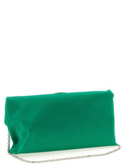 Bicolor Viscose Clutch Bag