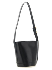 Black Calfskin Shoulder Bag