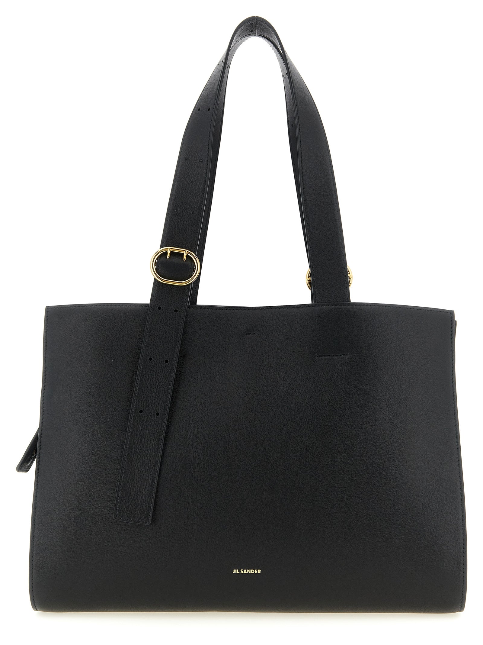 Black Calfskin Tote Bag