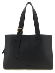 Black Calfskin Tote Bag