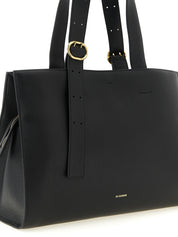 Black Calfskin Tote Bag