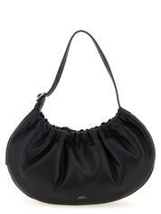 Black Polyethylene Shoulder Bag