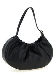 Black Polyethylene Shoulder Bag