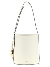 White Calfskin Shoulder Bag