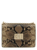 Gray Goatskin Crossbody Bag