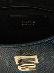 Blue Goatskin Crossbody Bag