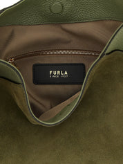 Bicolor Calfskin Shoulder Bag
