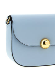 Blue Calfskin Crossbody Bag